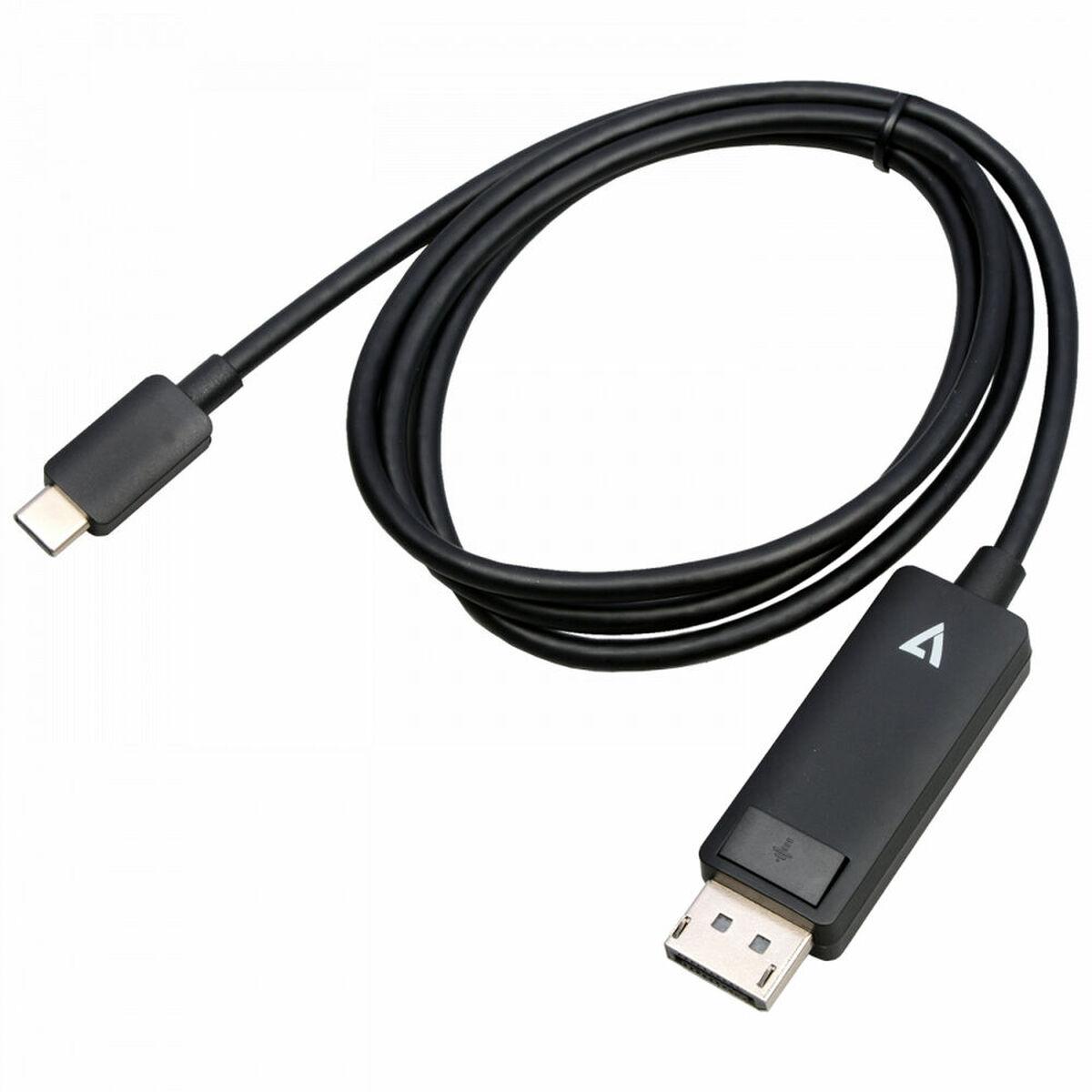 USB-C til DisplayPort kabel V7 - 1 m, 8K Ultra HD