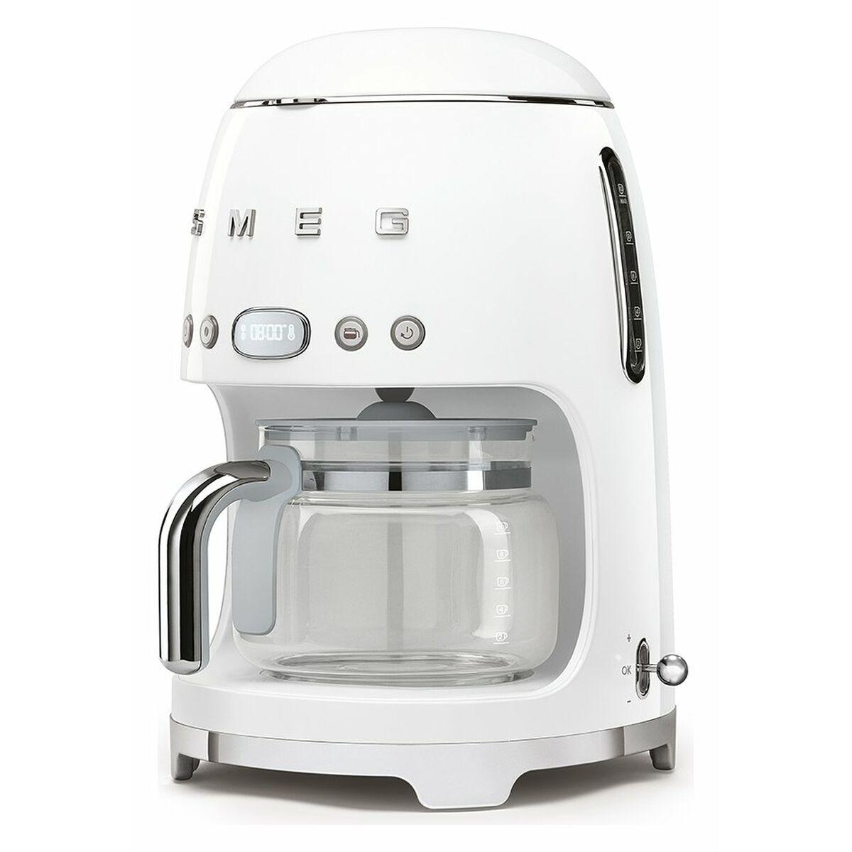 Kaffemaskine Med Filter Smeg Dcf02wheu Hvid 1050