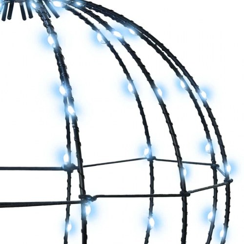 Bold med 120 LED'er Kold hvid 40 cm Metal