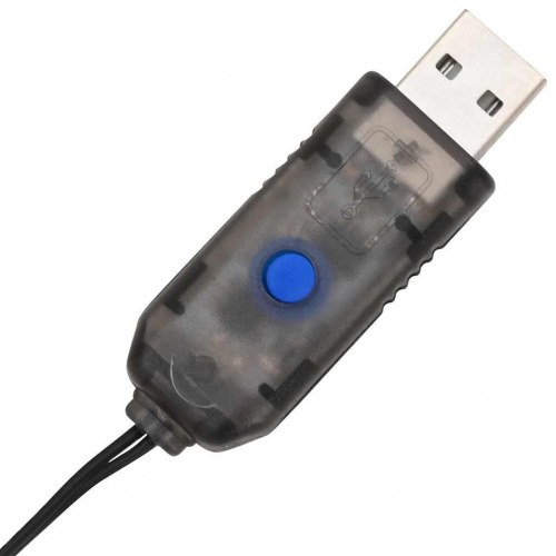 Bold med 120 LED'er Kold hvid 40 cm Metal