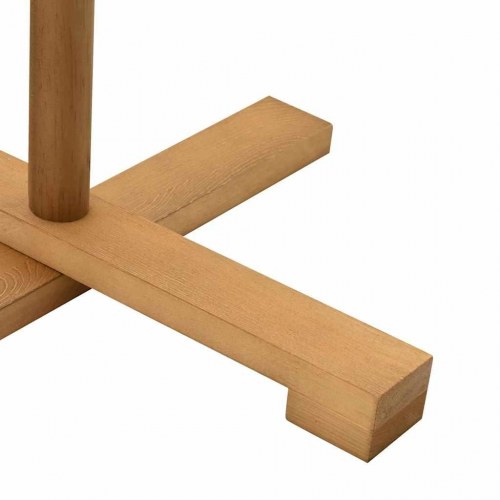 Træ juletræ med stativ Brun 150 cm Massivt fyrretræ