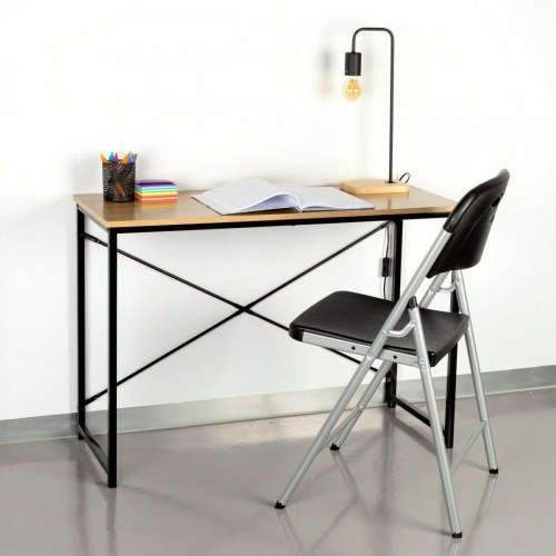 Skrivebord - Aktive - sort minimalistisk bord 100×70×40 cm (OUTLET A)