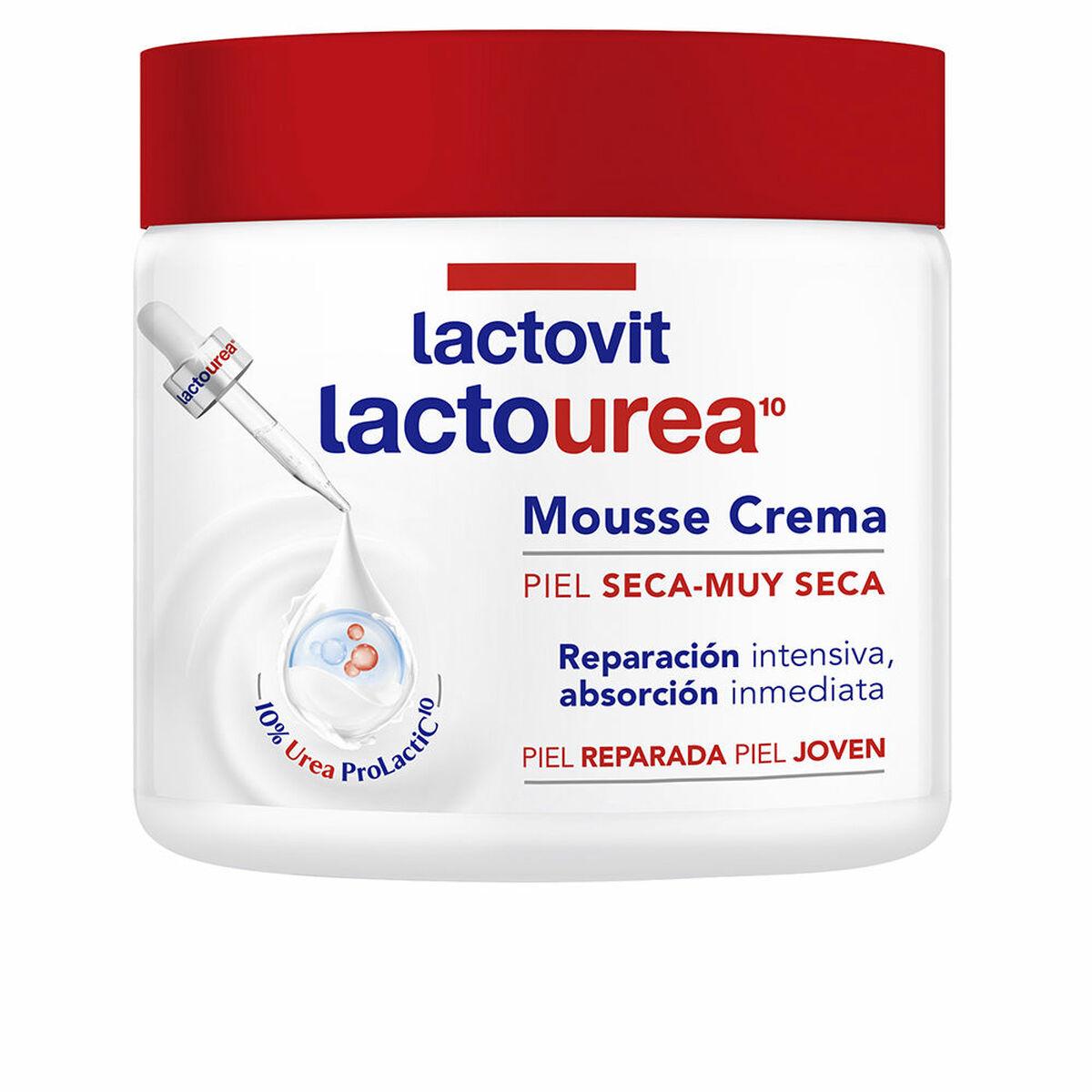 Solcreme Lactovit Lacto-Urea - mousse til tør hud, 400 ml