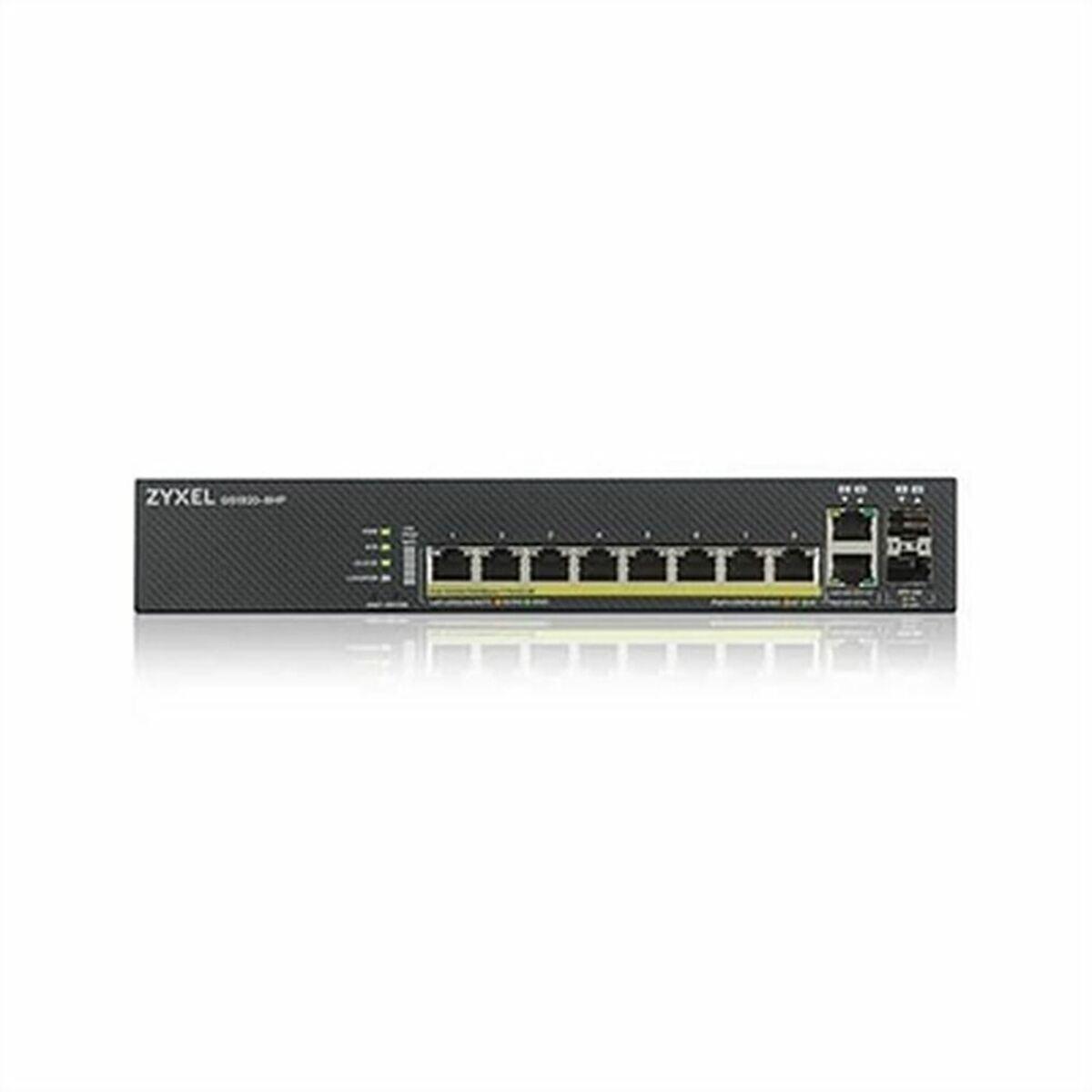 Netværksswitch ZyXEL GS1920-8HPV2 - gigabit, sort