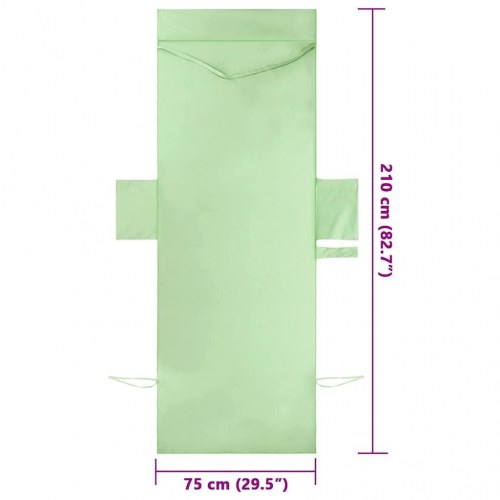 Liggestols håndklæder 2 stk Grøn 210 x 75 cm