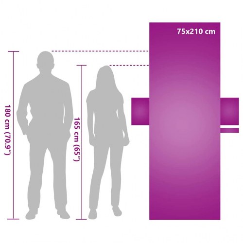 Liggestols håndklæder 2 stk Grøn 210 x 75 cm