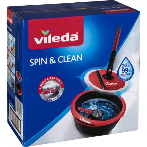 Gulvmoppe Vileda Spin & Clean med spand