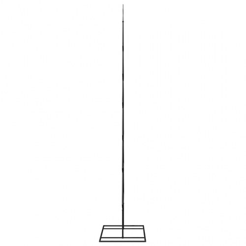 Juletræ i metal KUOPIO med fod - sort, 180 cm