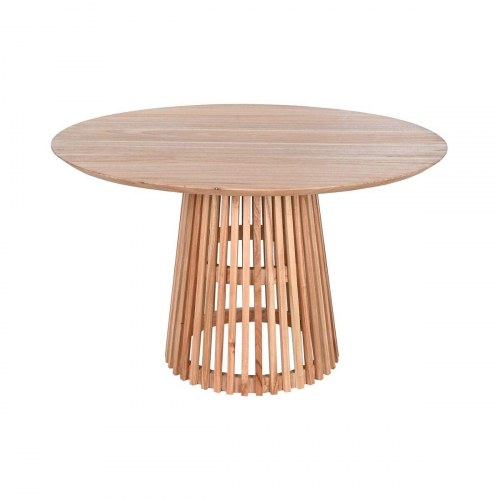 Spisebord rund natur cedertræ 120 cm