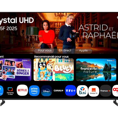 4K Smart TV Samsung 43" U7005 (TU43U7005FK) – Crystal UHD, Wi‑Fi, sort