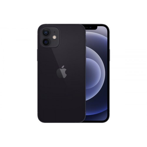 iPhone 12 6,1" 128 GB sort - Apple Preowned + (RENOVERET) (OUTLET A+)
