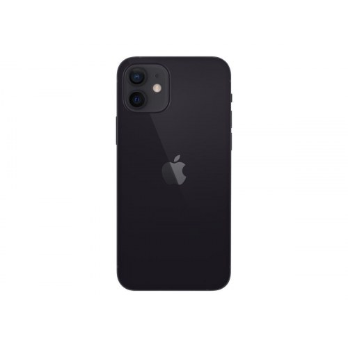 iPhone 12 6,1" 128 GB sort - Apple Preowned + (RENOVERET) (OUTLET A+)