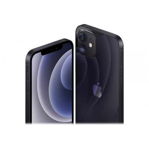 iPhone 12 6,1" 128 GB sort - Apple Preowned + (RENOVERET) (OUTLET A+)