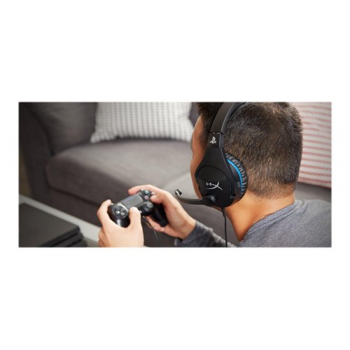 Gaming headset HyperX Cloud Stinger – kablet, sort/blå