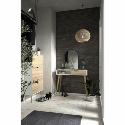 Skoskab hvid træ, 12 par - 70,2 × 23,9 × 138,9 cm