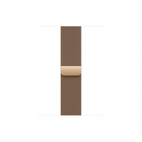 Smartwatch Apple Watch Series 10 GPS + Cellular 42 mm – guld titanium med Milanese-lænke