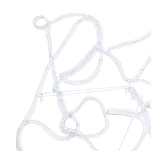 LED Julepynt Flerfarvet 69 x 79 cm PVC