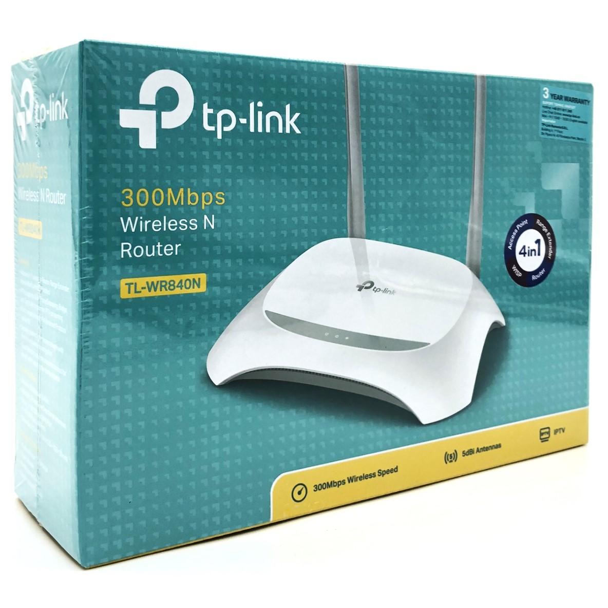 Wi-Fi router TP-Link TL-WR840N 300 Mbps – desktop