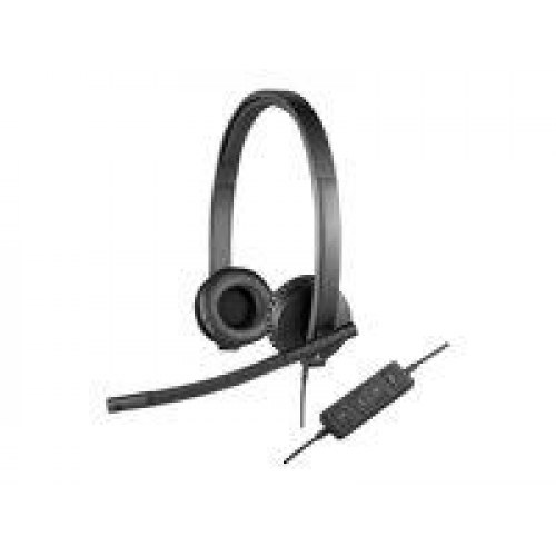 Headset med ledning Logitech H570e USB – sort