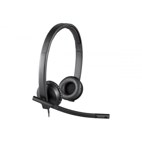 Headset med ledning Logitech H570e USB – sort