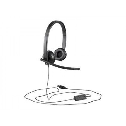 Headset med ledning Logitech H570e USB – sort