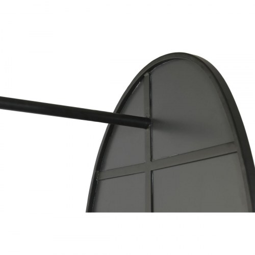 Gulvspejl - sort, oval, 61 × 53,5 × 190 cm
