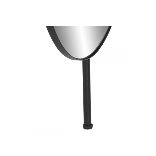 Gulvspejl - sort, oval, 61 × 53,5 × 190 cm