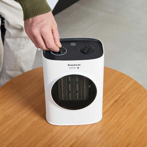 Elradiator Taurus Tropicano 7CR keramisk - hvid 1.500 W