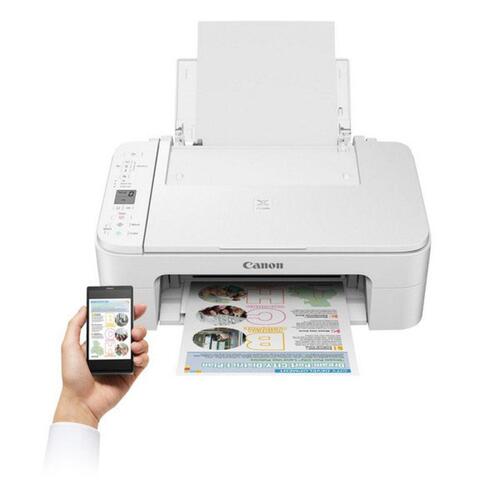 Printer med scanner Canon multifunktionsprinter 3771C026 Wi‑Fi, LCD, 7 ipm - Hvid