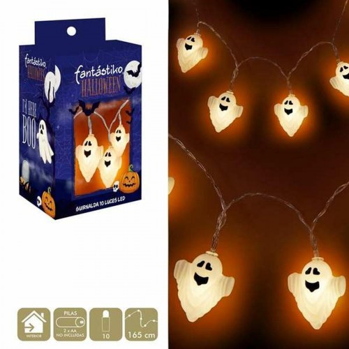 Spøgelses lyskæde - Halloween guirlande med LED, 150 cm