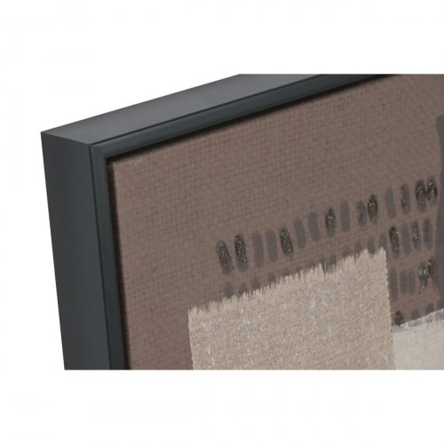 Billeder på lærred - abstrakt urban, brun/sort, 63 × 93 cm (sæt á 2)