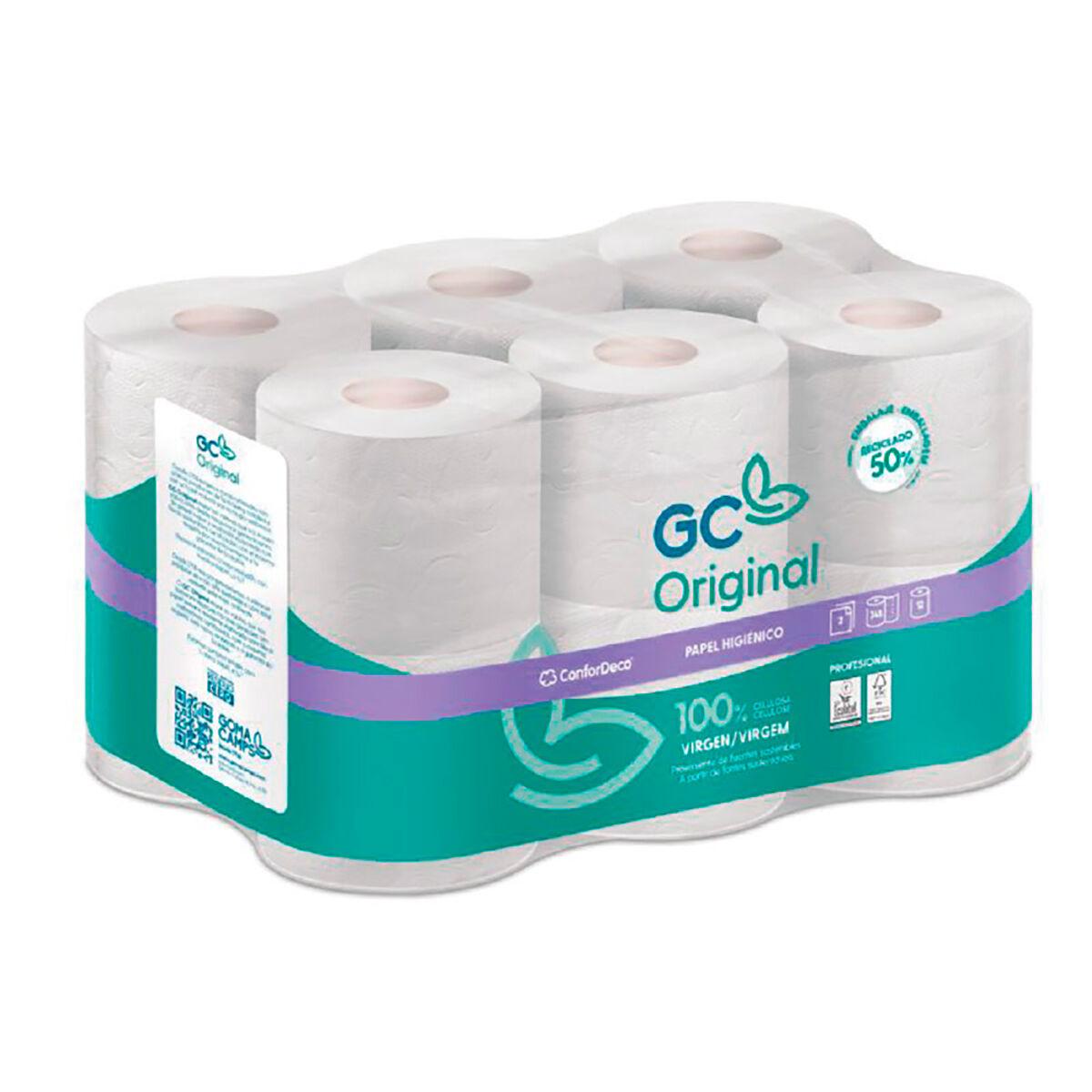Toiletpapir GC Original - 2 lag, 12 ruller