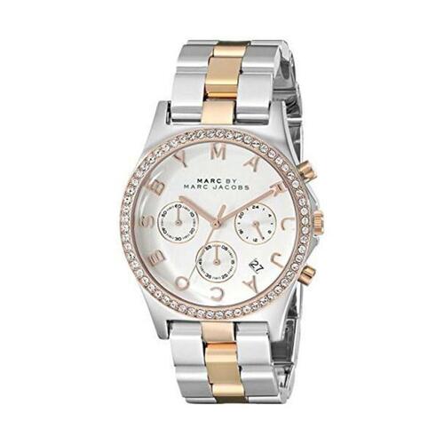 Dameur Marc Jacobs MBM3106 38 mm - stål, sølvfarvet skive