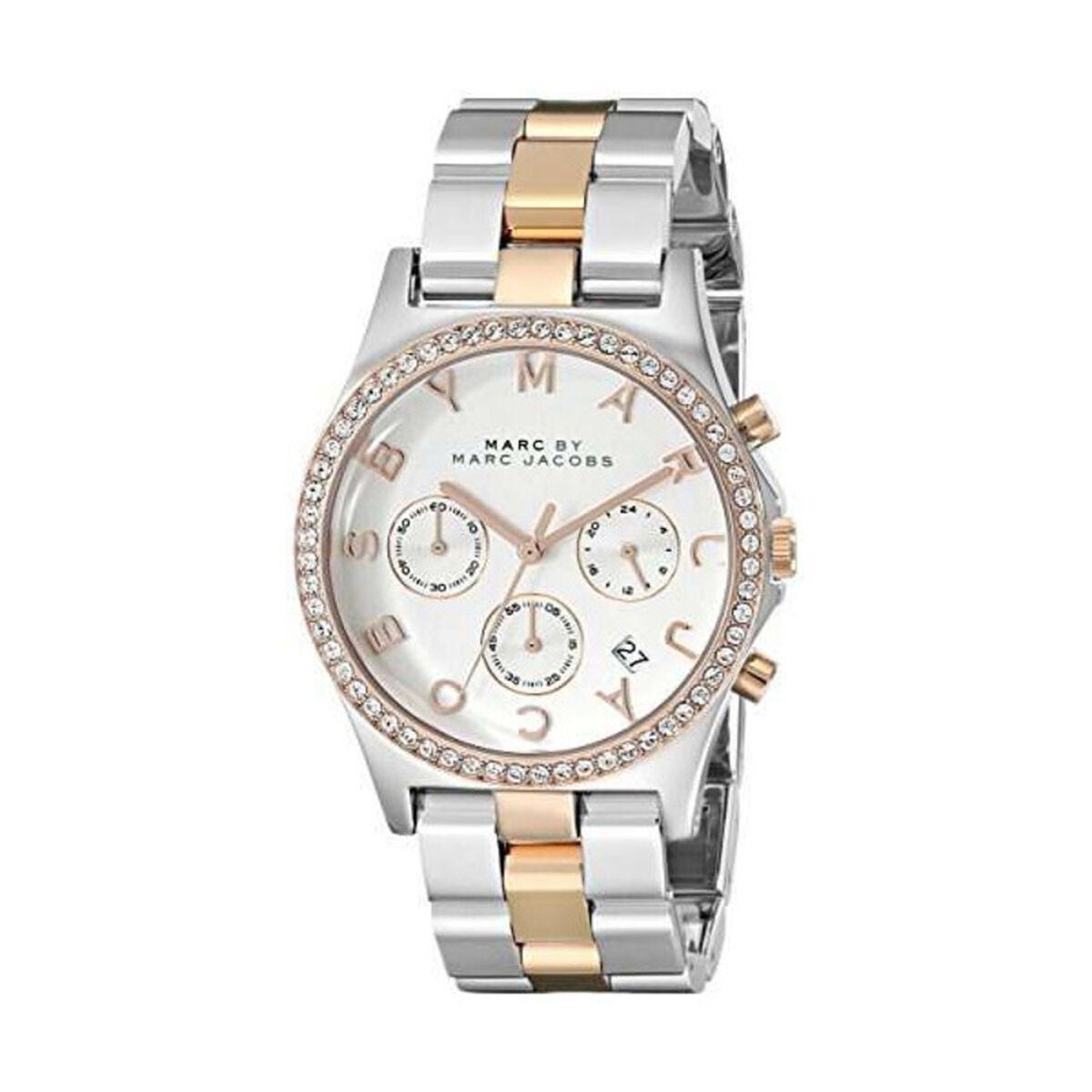 Dameur Marc Jacobs MBM3106 38 mm - stål, sølvfarvet skive