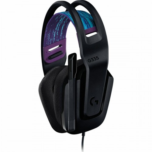 Gaming headset Logitech G335 med mikrofon - sort