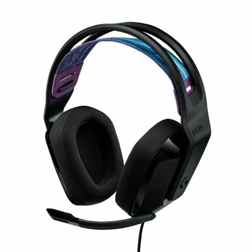 Gaming headset Logitech G335 med mikrofon - sort