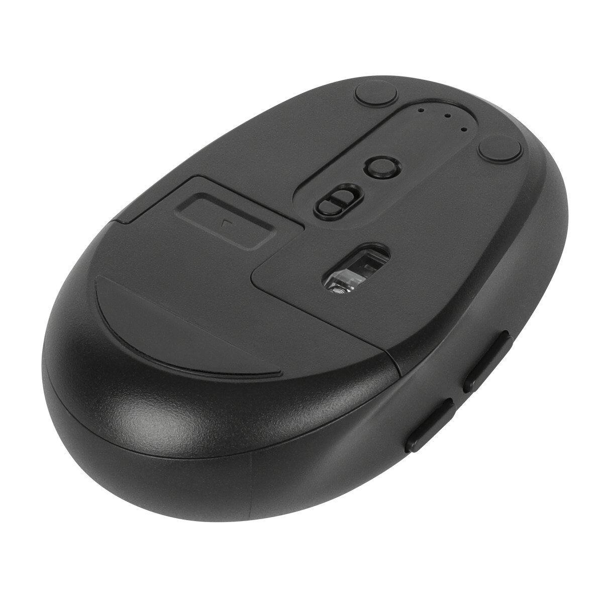 Targus Multi Device Midsize Comfort - mouse - antimicrobial - Bluetooth 2.4 GHz - Mus - Sort