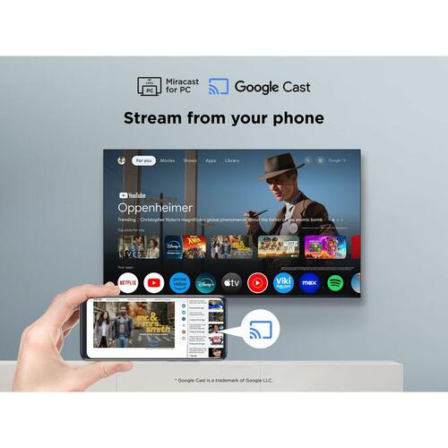 TV 55" TCL 55P7K 4K Ultra HD QLED (Google TV)