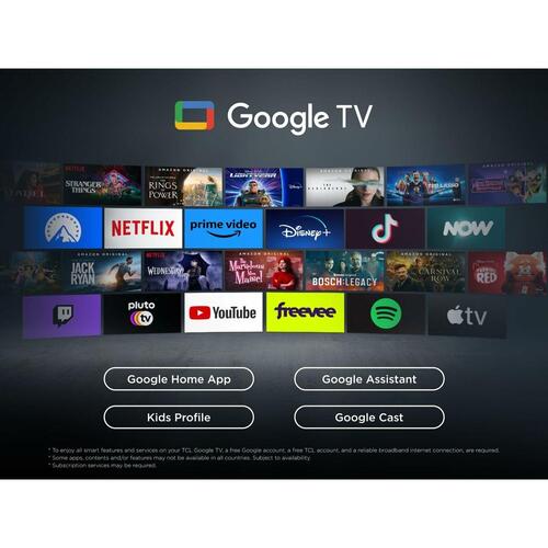 TV 55" TCL 55P7K 4K Ultra HD QLED (Google TV)