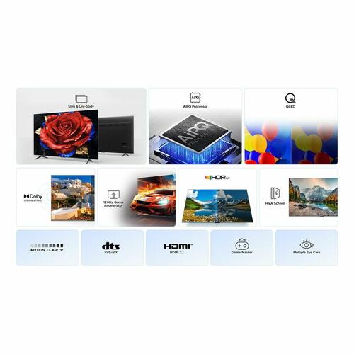 TV 55" TCL 55P7K 4K Ultra HD QLED (Google TV)
