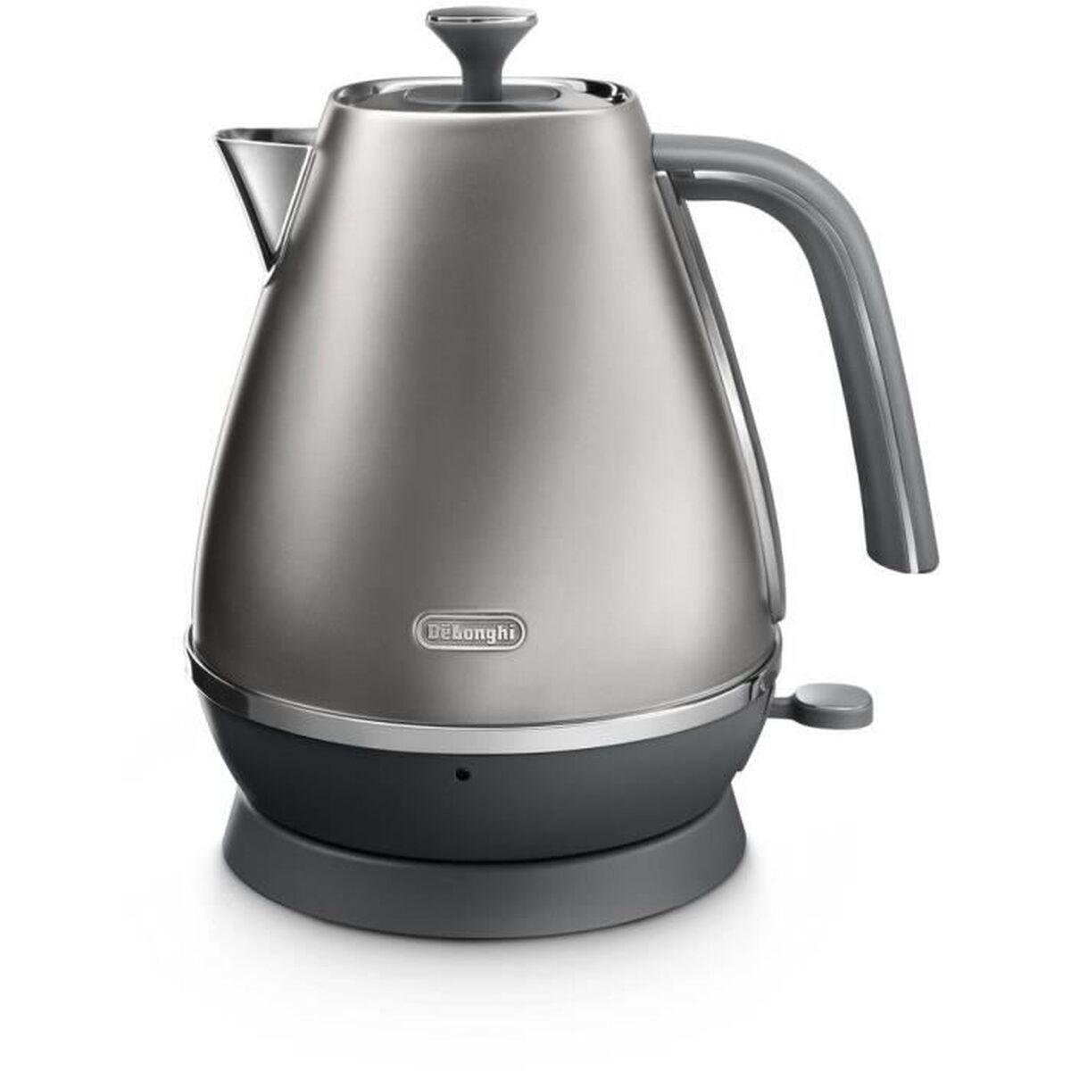 Elkedel DeLonghi KBI2001.S 1,7 l - 2000 W - sølv/krom