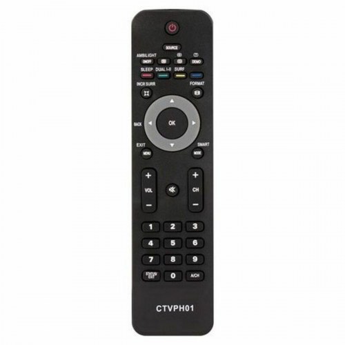 TM Electron CTVPH01 universal fjernbetjening til Philips - sort