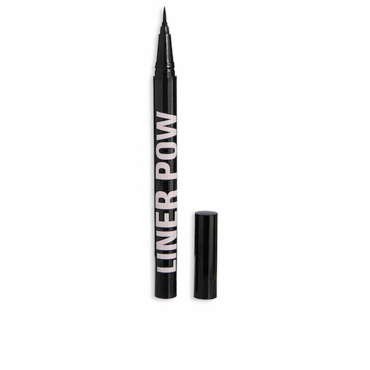 Flydende Eyeliner Revolution Make Up Liner Pow Sort 05 Ml