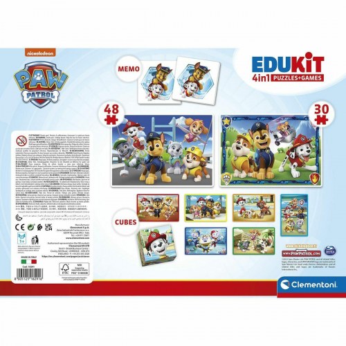 Paw Patrol puslespil 4-i-1 - Clementoni Edukit
