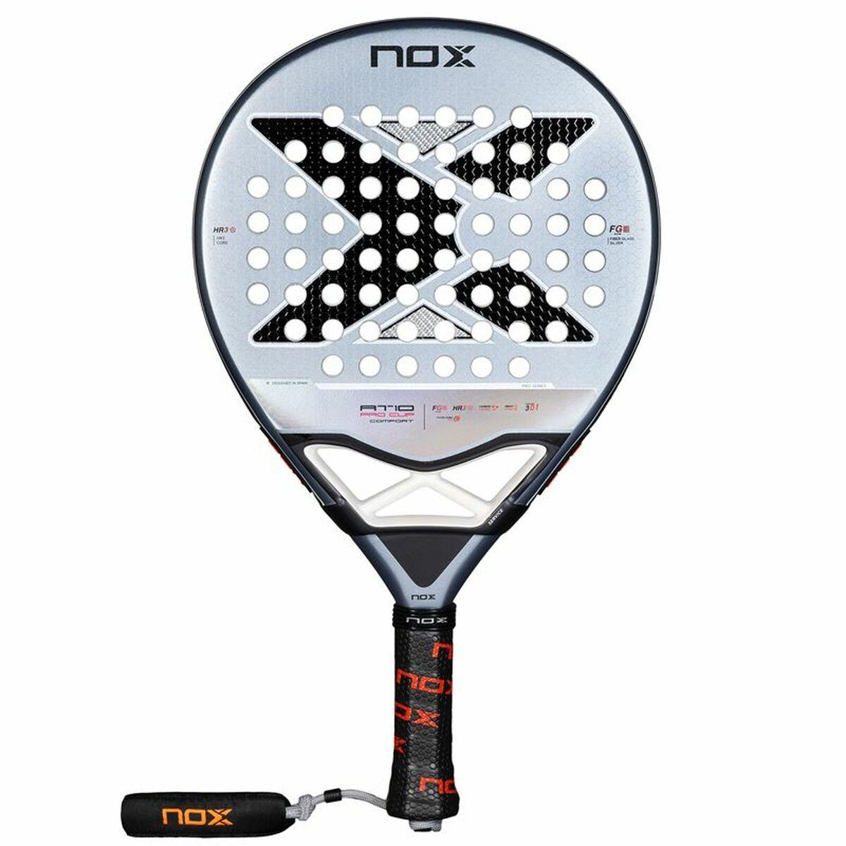 Padel bat Nox AT10 Pro Cup Comfort by Agustin Tapia - grå