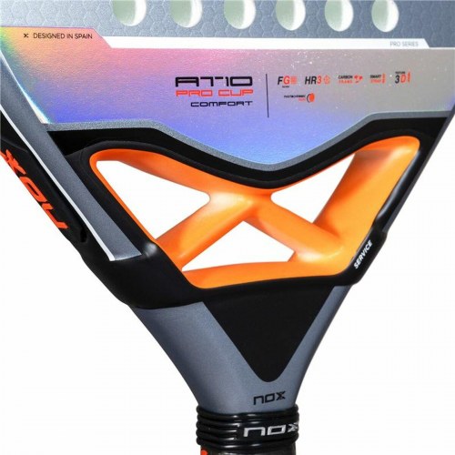 Padel bat Nox AT10 Pro Cup Comfort by Agustin Tapia - grå