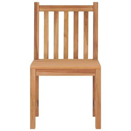 Havestole 6 stk. massivt teaktræ