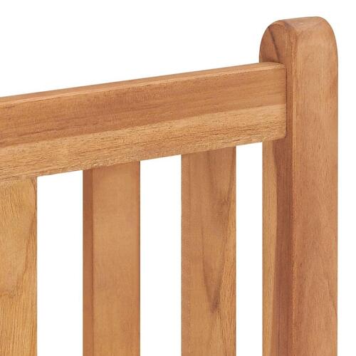 Havestole 6 stk. massivt teaktræ