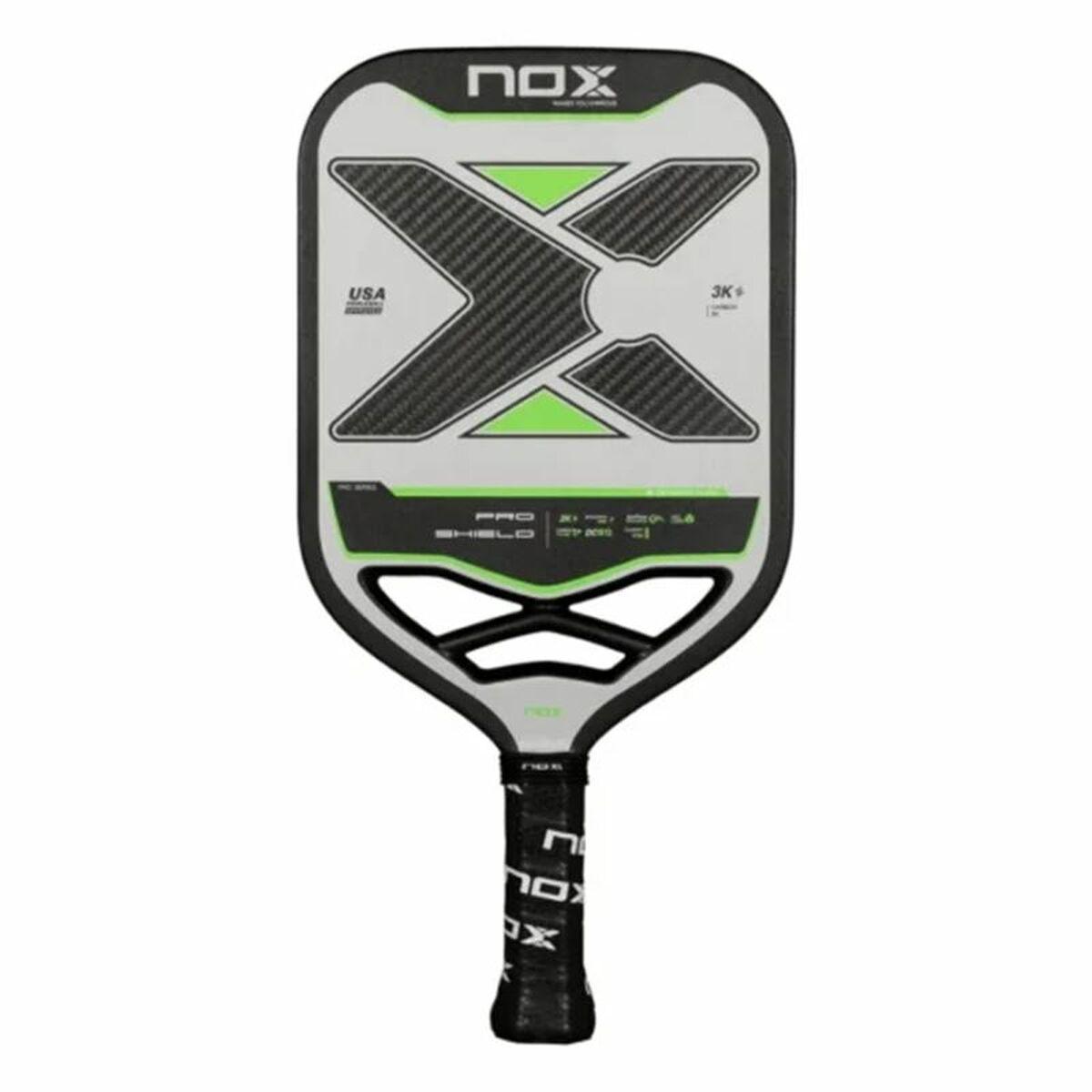 Pickleball bat Nox Pro Shield - sort kulfiber