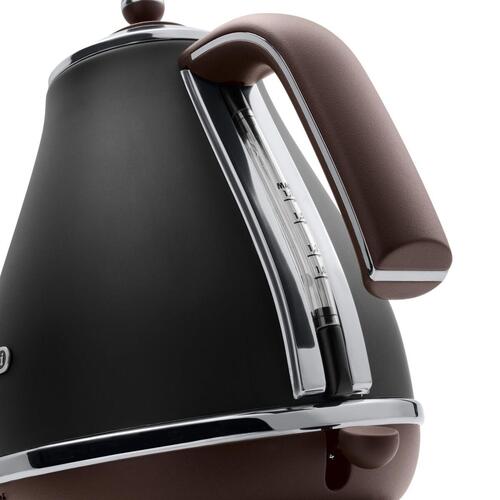 Vandkedel DeLonghi KBOV 2001.BK 1,7 l - sort rustfrit stål, 2000 W